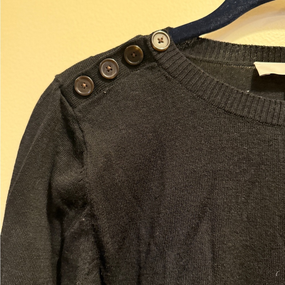 LOFT Black Knit Sweater - Picture 4 of 5